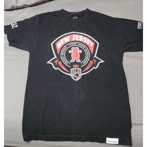 Diamond Supply Co x Grizzly Grip Tape T Shirt Men's Small Black Made in USA
